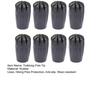 8Pcs Trekking Pole Tips Lightweight Universal Outdoor Hiking Backpacking Mountaineering Walking Stick Anti-Slip Rubber Cover Replacement