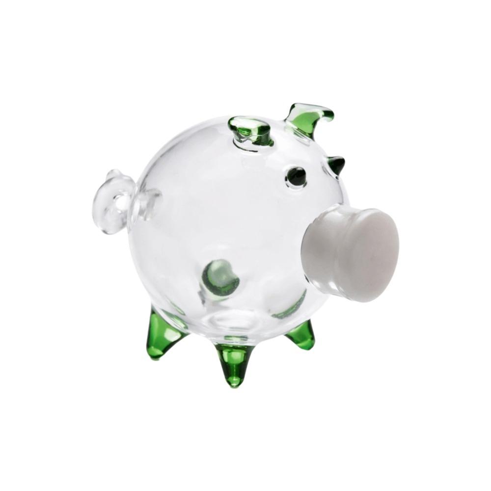 Visible Pig Shape Piggy Bank Cartoon Golden Beans Container Delicate Piggy Money Bank Home Decor