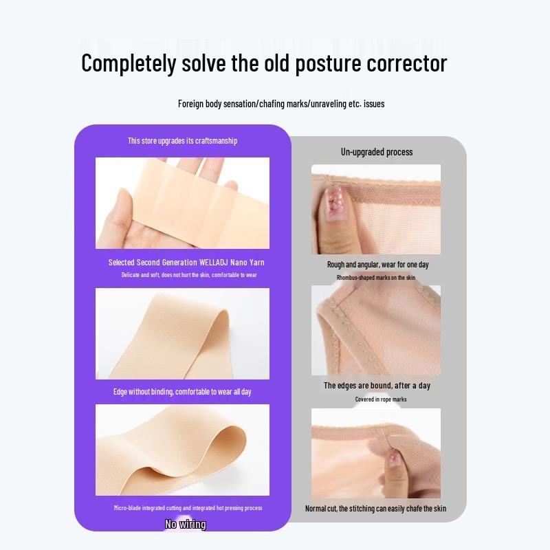 Posture Corrector Lumbar Traction Belt for Back Training and Alignment