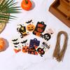 80Pcs Festival Hanging Label Set with String Light Weight Hanging Signs for Candy Cookie Goodie Bags Wrapping Hanging