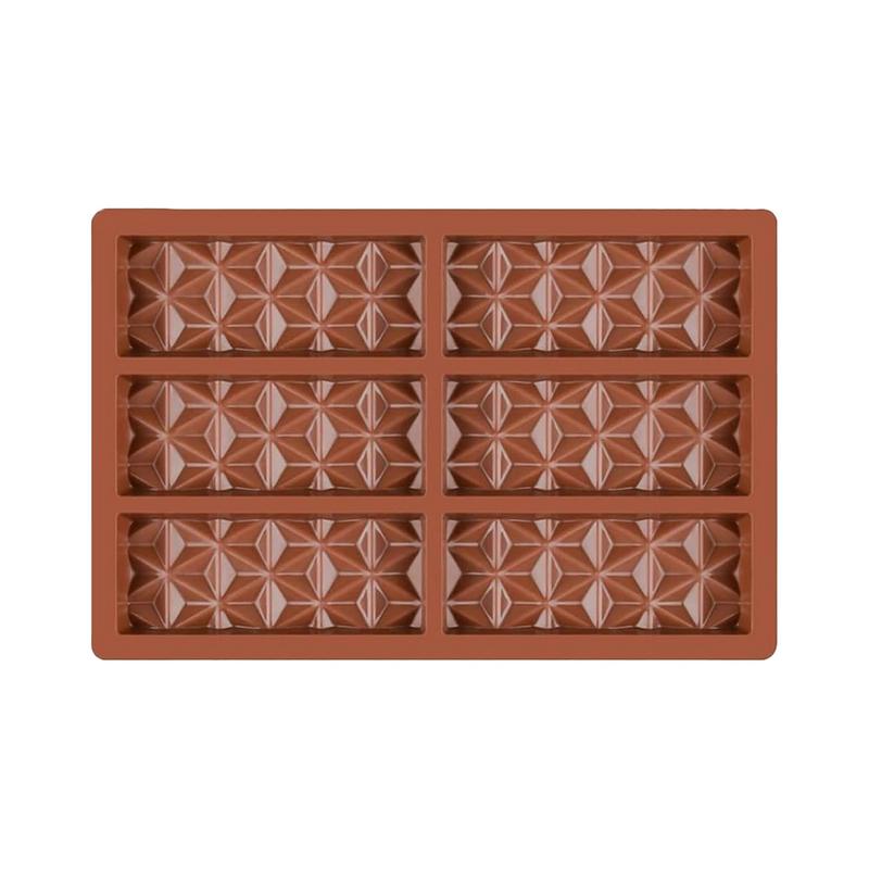 Chocolate Bar Molds Silicone Bars Break Apart Wax Melt Mould Easy Release Rectangle Durable for Protein and Energy Handmade Gift