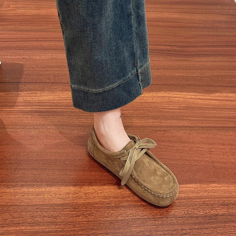 Women's new autumn versatile flat-soled Doudou shoes, small single shoes are trendy