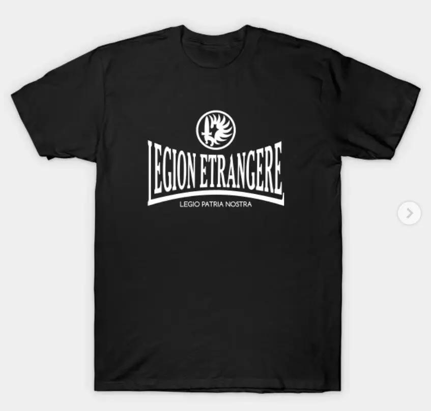 Paratrooper French Regiment Legio Patria Nostra T-Shirt Legion Etrangere Foreign Legion T-Shirt Short Sleeve 100% Cotton Shirt