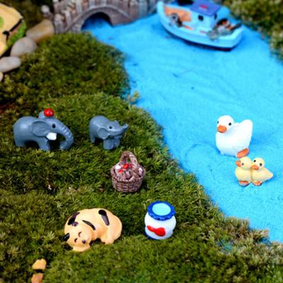 1 Set Mikro-Ornamente, einzigartiges, schönes, farbechtes, wasserfestes Miniaturmodell zum Dekorieren
