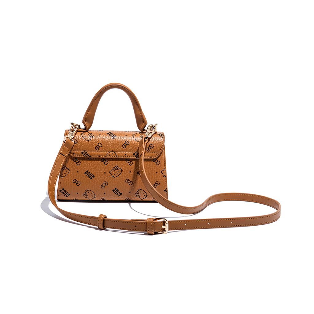 New Sanrio Hello Kitty PU Shoulder Bag, Crossbody Bag, Handbag Women's Pink/Milk Tea/Brown SHHF41591