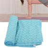 Yoga Mat Cover Anti Slip Yoga Mat Towel Fitness Exercise Blanket for Yoga Gym 183 X 63cm(Sky Blue )