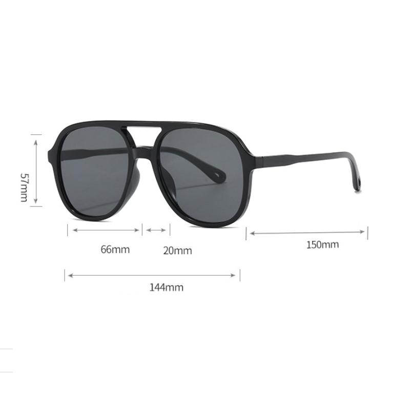 Non-polarized Fashion Large Frame Women's Sunglasses Toad Design Leopard Double Beam Sunglasses for Men Goggles Fishing Driving Sunshine