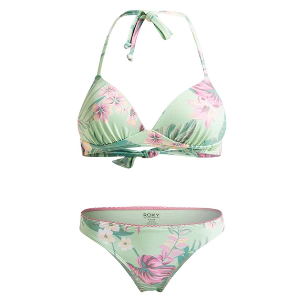 Roxy Set Bikini a Triangolo Floreale da Donna