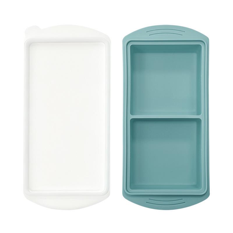 Silicone Ice Cube Tray with Lid - Multi-Compartment, Food-Grade Freezing Mold for Ice & Soup