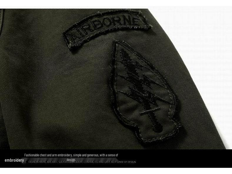 2023 Herren Militärstil Baumwolljacke für Frühling & Herbst