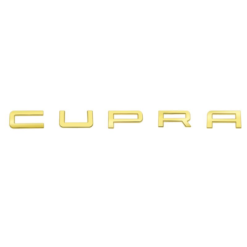 Kovová nálepka na auto Znak R Odznak Kufor Nálepka pre Seat Cupra Leon Ibiza Tarraco Mii Exeo Alhambra Arona Ateca Toledo Altea