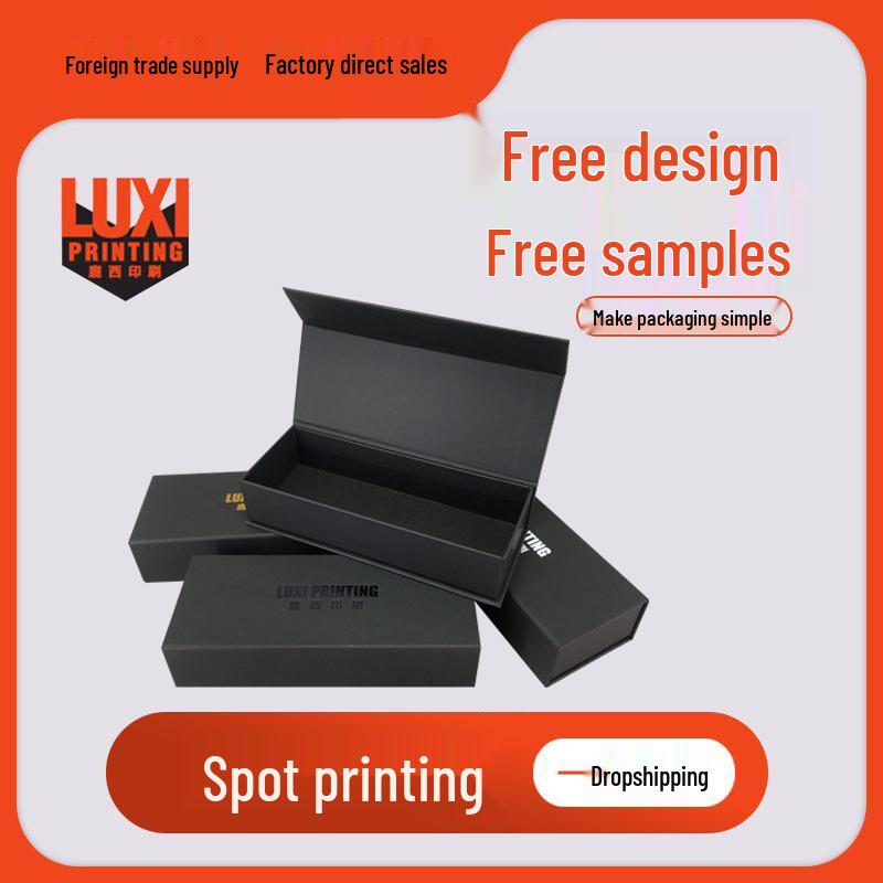 

Stylish Paper Sunglasses Case with Flip-Top Magnetic Closure - Personalized Gift Packaging