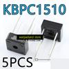 5PCS New KBPC1510 15A/1000V Single Phase Rectifier Bridge Stack Square Plastic Pin Rectifier
