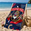 Panthers Team Spirit Beach Towel, Super Soft Microfiber, Perfect Gift for Her/Him, Birthday, for Pool, Beach, Travel, Decor Beach Party