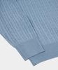 BIRBANTE Soft Washable Cable Collar Knit - Sky Blue