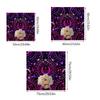 Tarots Card Tablecloth Altars Cloth Mysterious Moon Astrologys Tablecloth Table Mat Square Divinations Tapestry