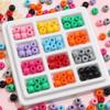 Acrylic Solid Color Beads for DIY Bracelets and Jewelry Making
