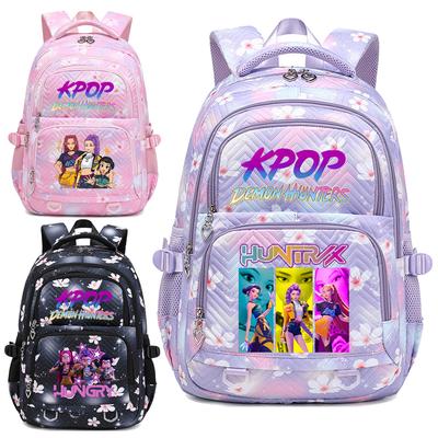 KPop Dämonenjäger Teenager Rucksack Huntrix Schülertasche Junge Mädchen Große Kapazität Kinder Rucksack