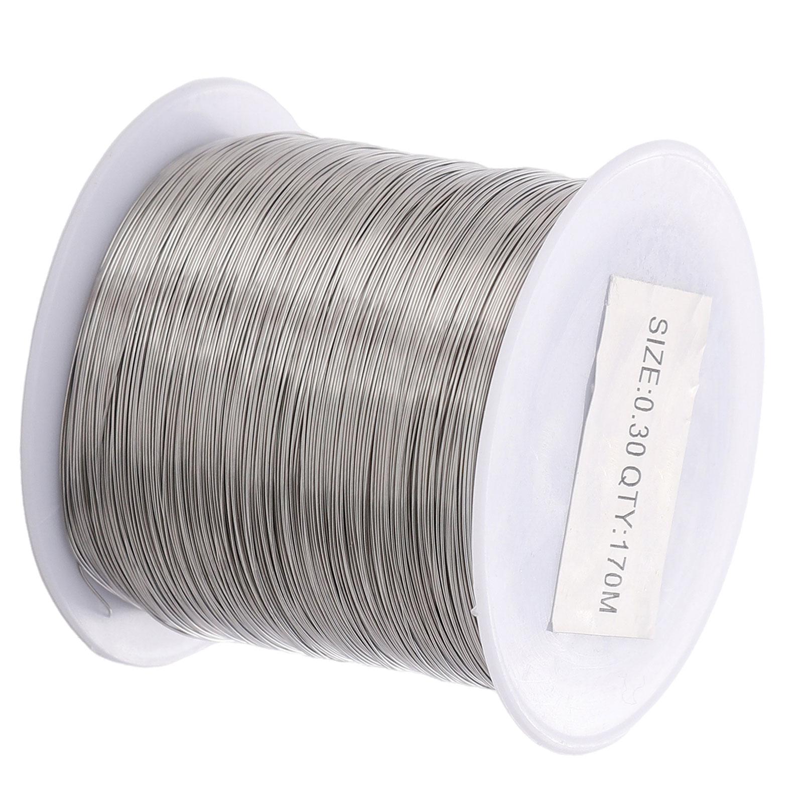 

Beading Wire Sculpting Wire 0.2/0.3/0.4/0.5/0.6mm Crafting Wire Alloy Texture Perfect for Bailing and Jewelry Crafting 3