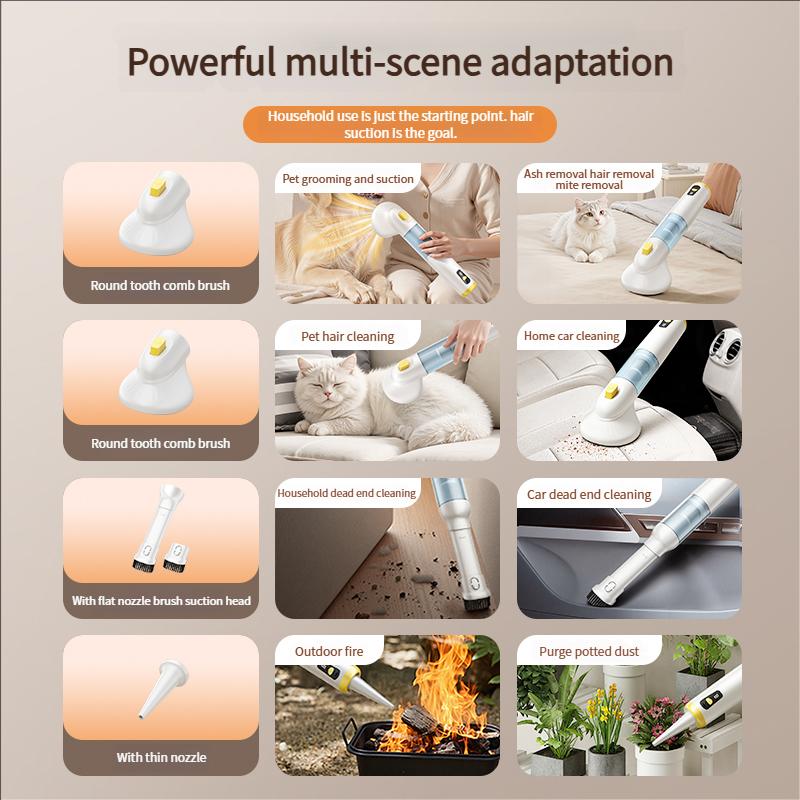 Multifunctional Pet Vacuum Cleaner with Advanced Cyclonic Technology for Long Lasting Suction and Pet Hair Removal