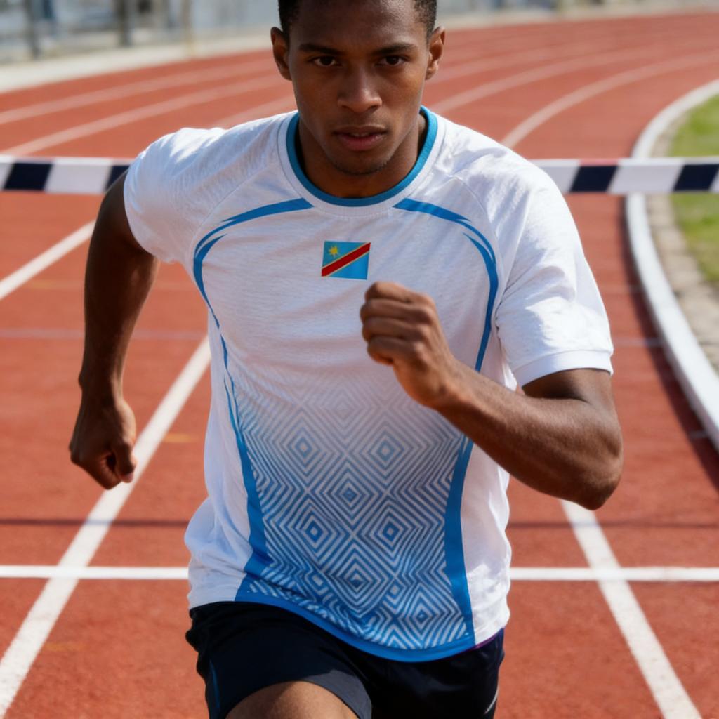 2026 New Season Congo Blue Football Suit DR Congo National Jersey T Shirt Men Summer Tees Quick Dryingbreathable Sweat Absorbing