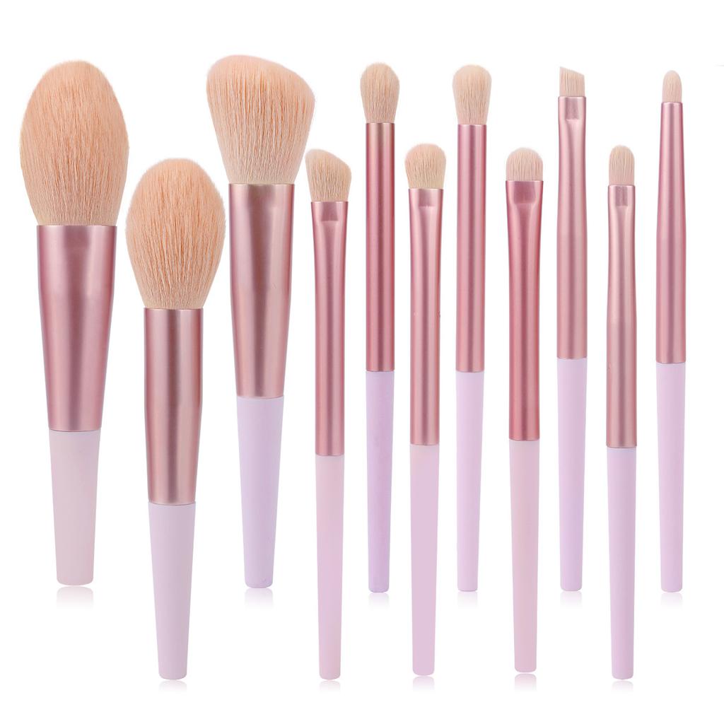Makeup Brushes 11 Fiber Hair Makeup Brush Set, Blush Eyeshadow Brush Foundation Brush Beauty Tools