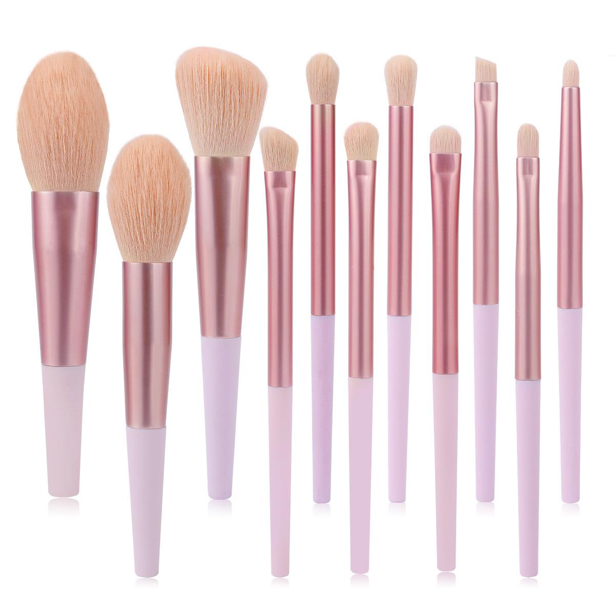

Makeup Brushes 11 Fiber Hair Makeup Brush Set, Blush Eyeshadow Brush Foundation Brush Beauty Tools