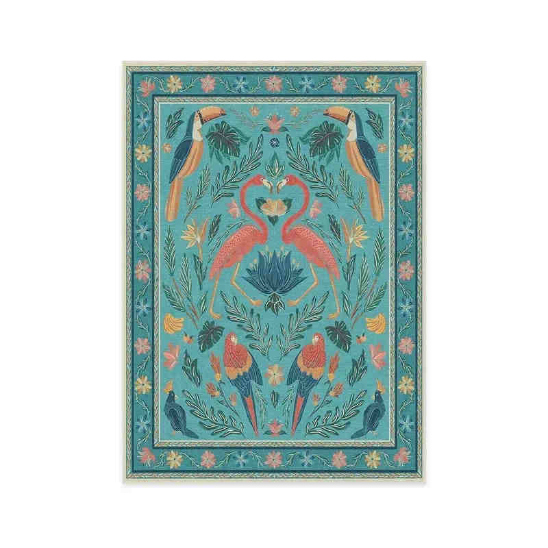 Vintage Oriental Tradicional Marroquino Estilo Turco Capacho Tapete Antiderrapante Boêmio Decoração de Jardim de Cozinha Banheiro Tapete de Área Tapete 50x80cm-20x31in