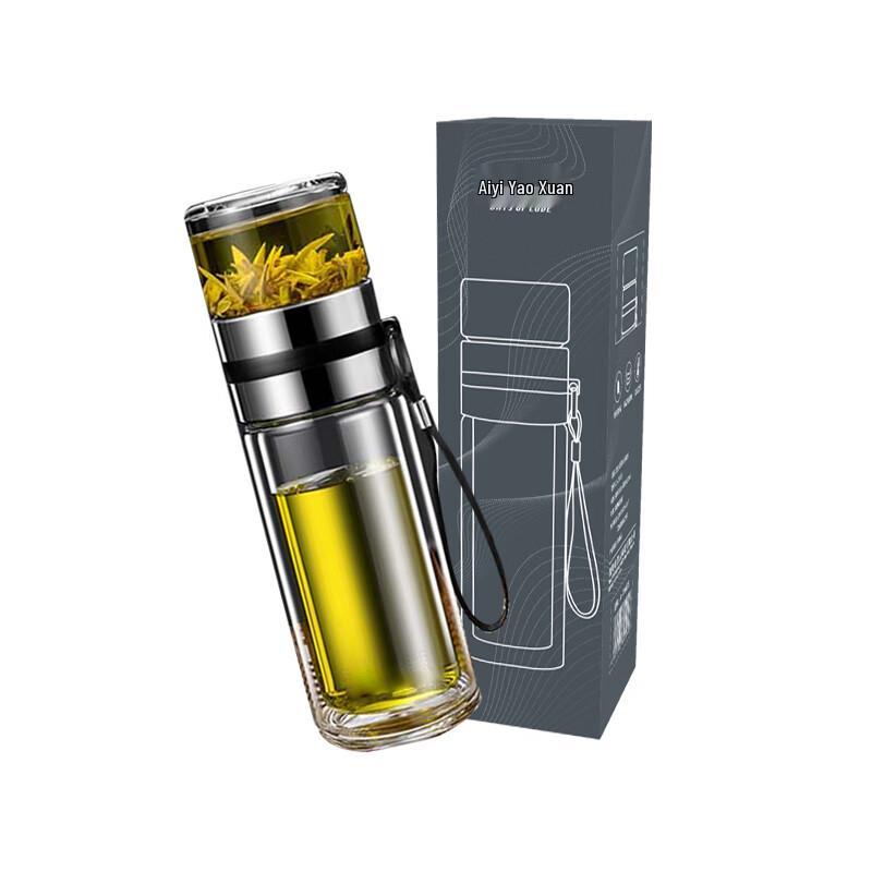 Borosilicate Glass Tea Infuser Bottle