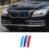For BMW 7 Series 2014-2015 ABS M-Color Exterior Front Grille Grill Strips Trim