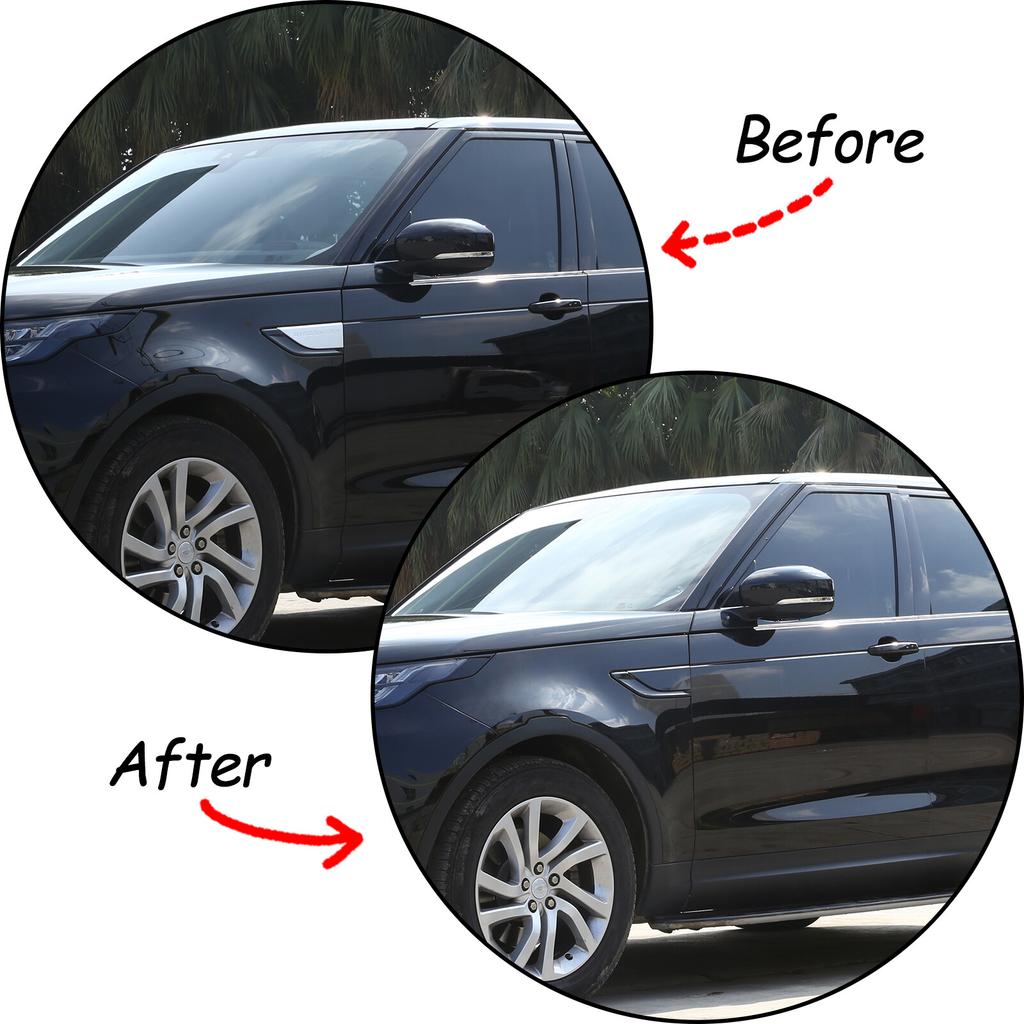 For Land Rover Discovery 5 2017-2024 Gloss Black Side Fender Air Vent Cover Trim