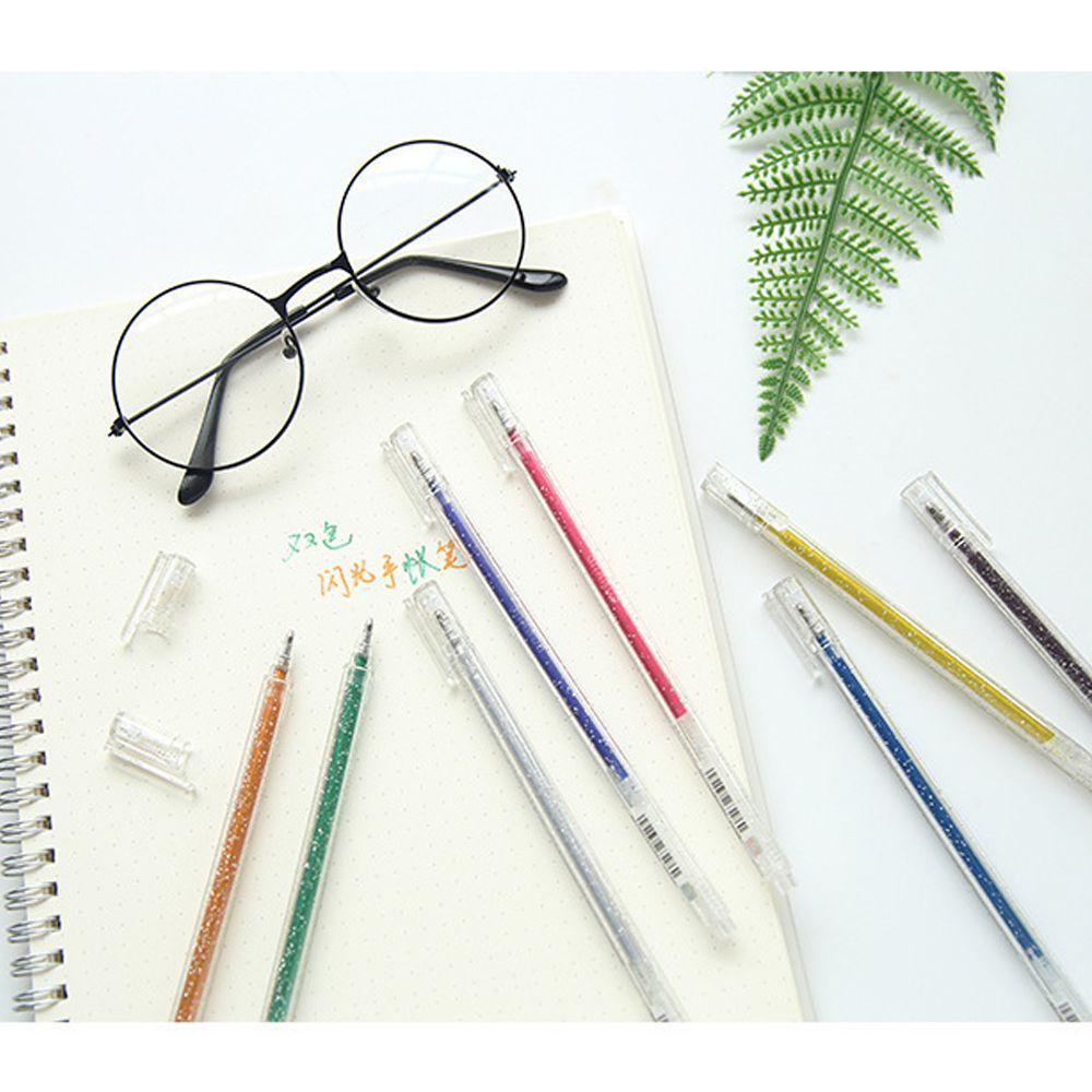 Tools Stationery School Office Supplies Highlighter Glitter Rollerball Pen Gel pen Fluorescence Pen