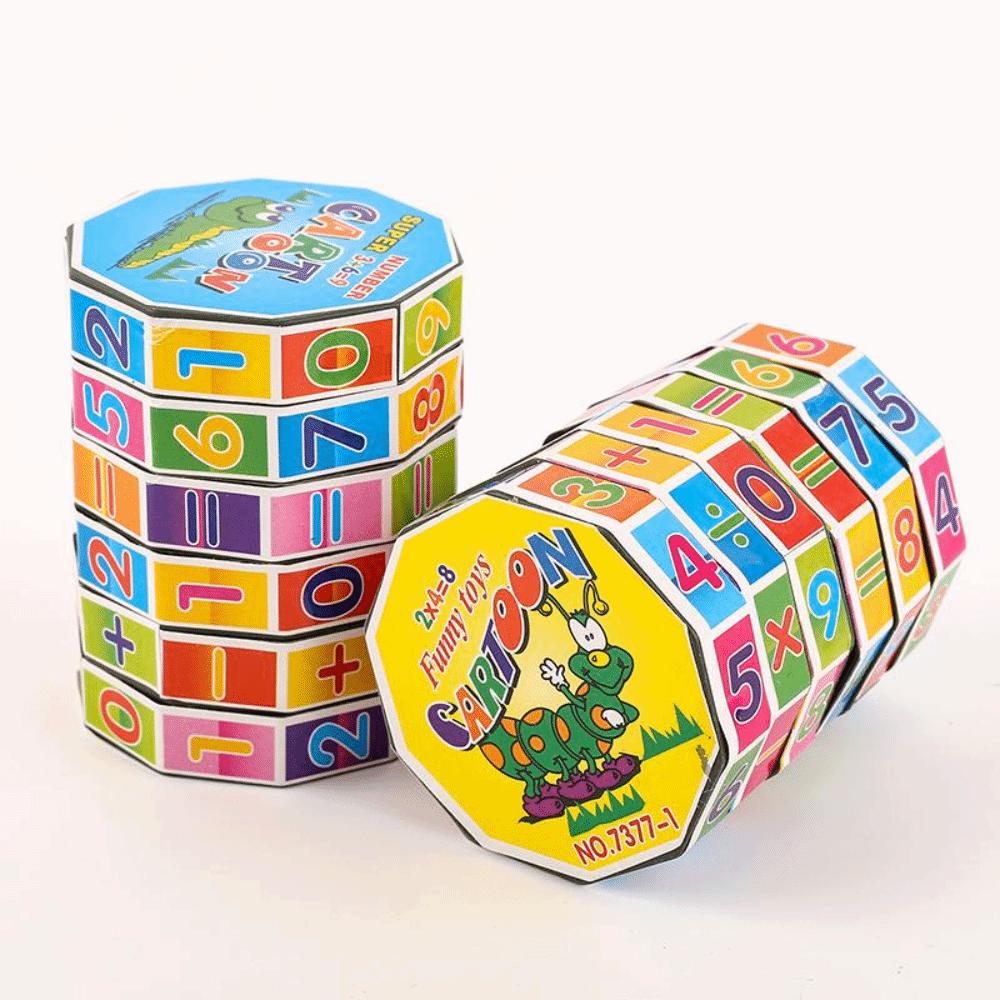 Fun Mathematics Numbers Magic Cube Educational Tool Calculate Function Montessori Puzzle Game Magic Cube Educational Math Block