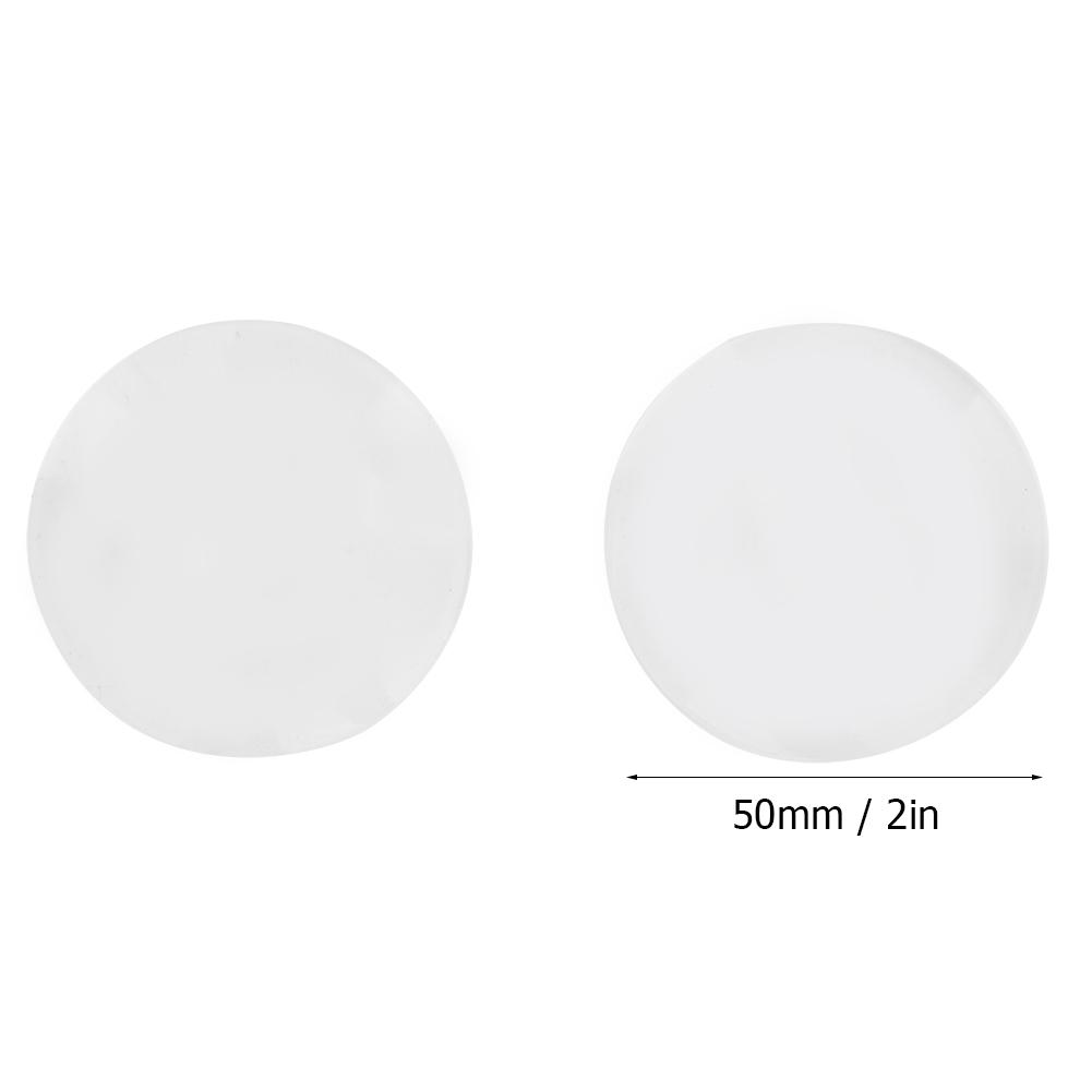 2pcs 50mm Diameter Acrylic Magnifying Glass Lens Reading Magnifier Lens Replacement