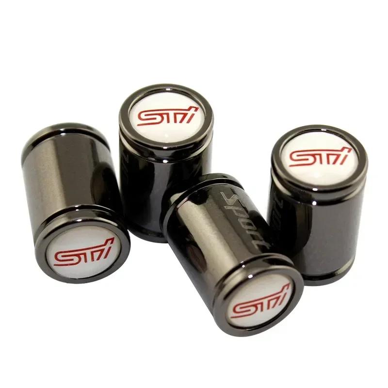 Car Wheel Tire Valve Stem Cap Air Cover for Subaru Logo Forester Ascent BRZ Crosstrek Exiga Legacy Levorg Outback Tribeca WRX XV Z12