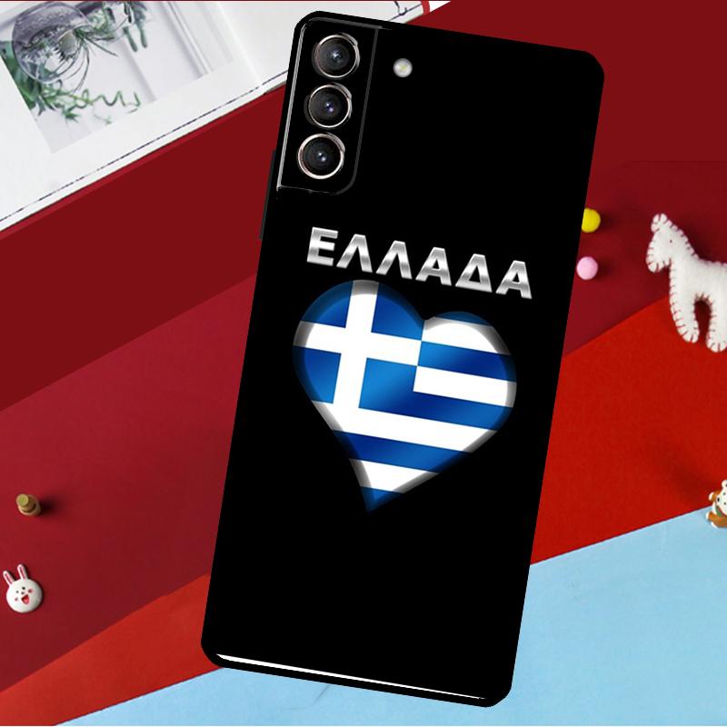 Greece Greek National Flag Funda For Samsung Galaxy S26 Ultra S24 S22 S23 S25 Plus S20 S21 FE S9 S10 S25 FE Phone Case