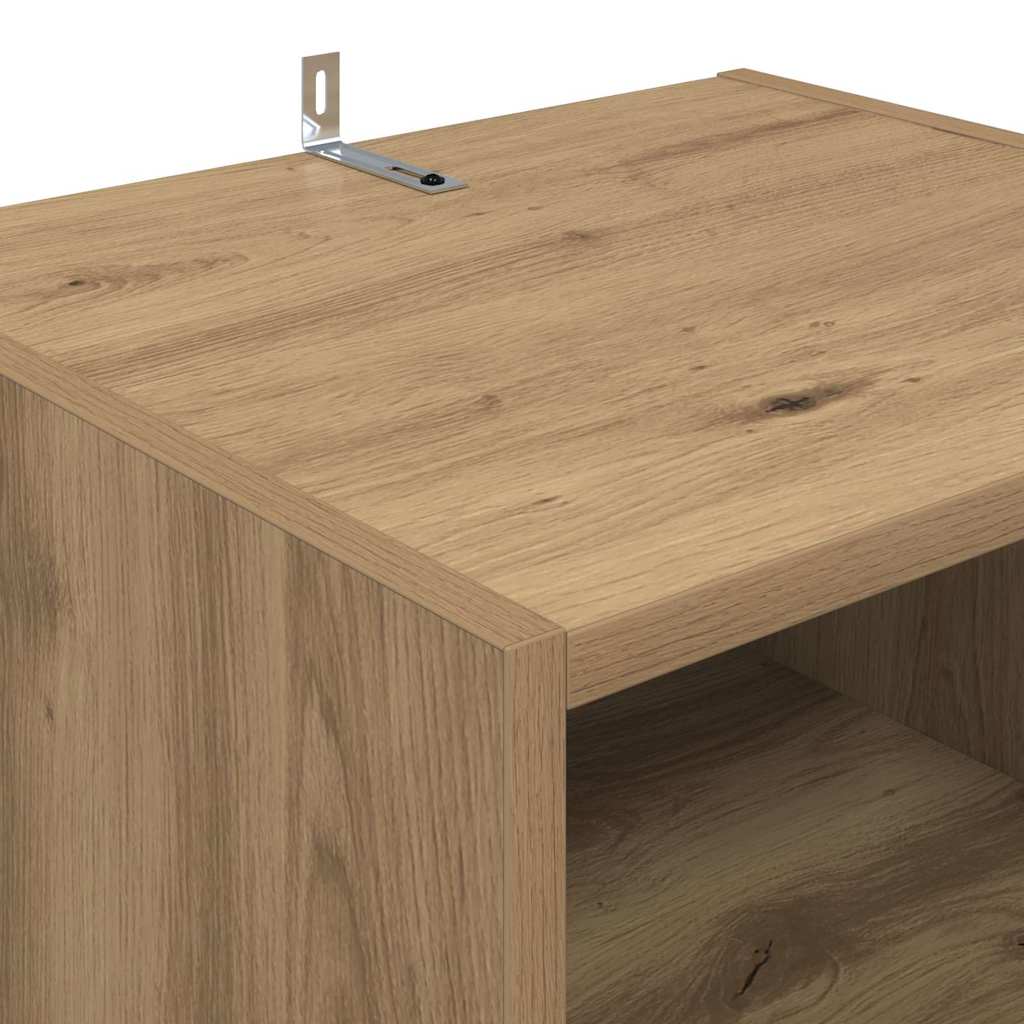 TV Stand 160 X 35 X 55 Cm Artisan Oak Engineered Wood