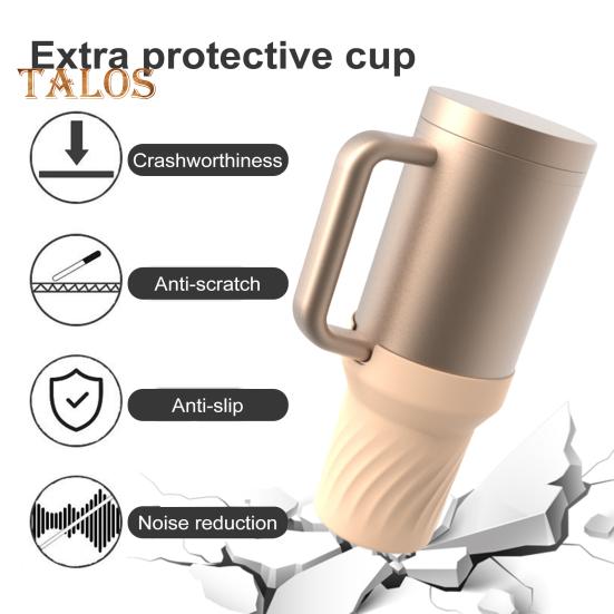 Silikonový kryt šálku pro botičku pohárku 30/40 Oz Potravinářský opakovaně použitelný odolný chránič dna bez BPA