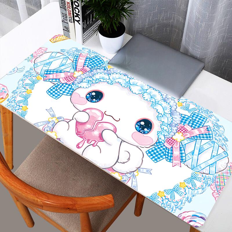 Cinnamoroll Mouse Pads Big Gaming Accessories durable Mousepad Gamer PC Completo Computer Keyboard Desk Mat Varmilo