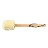 Drum Mallet Antislip Bass Drum Percussion Stick Hammer Wooden Musical Drumstick with Soft Felt Beige SP 01 37cm