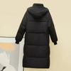 Winter Women's Long Parkas Jacket Fashion Slim-fit Down Cotton Hooded Thick Warm Parka Puffer Coat Windproof Overcoat Outer