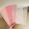 Acrylic A6 Notebook Cover Hard Transparent/Water Ripple Loose Leaf Notebook Shell DIY Photo Album Notebook