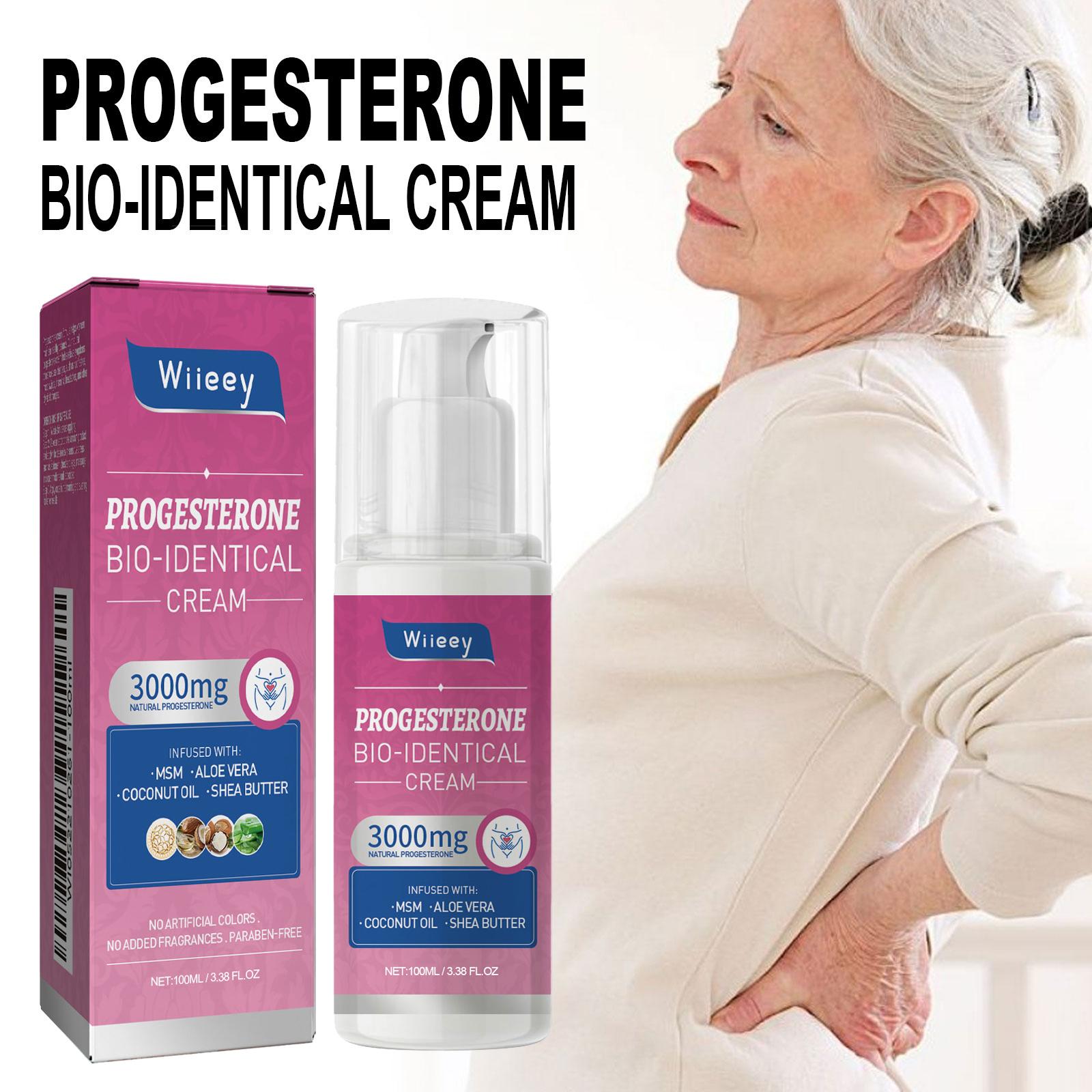 Wiieey Menopause Progesterone Cream Regulate emotions Balancing progesterone levels Menopause Balance Cream 100ml