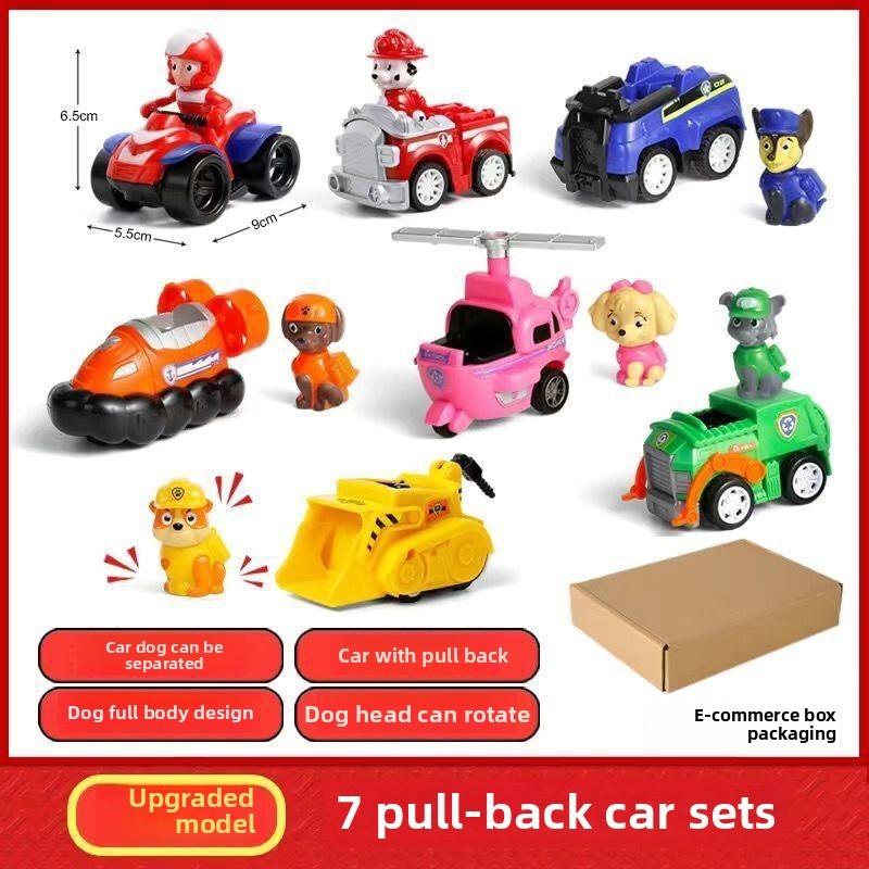 Paw Motorcycle Patrol Team Children Car Toys Collectible Early Gifts Education