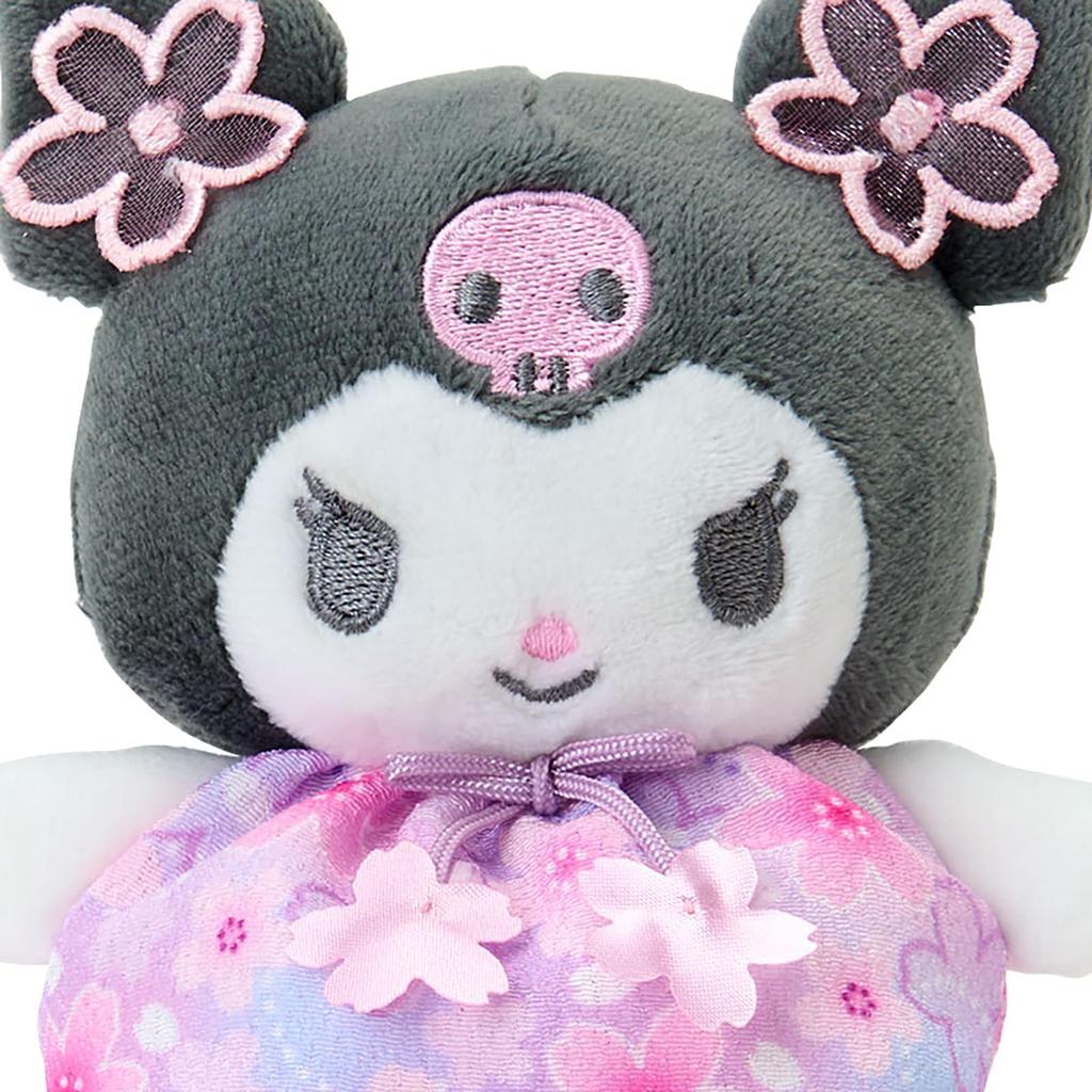 Sanrio Hand Doll Ages 3 and 668681 (Sakura) Kuromi, up,