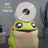 Large Opening Frog Toilet Paper Holder Dust-proof Big Mouth Creative Paper Towel Box 3D Printed Space Saving