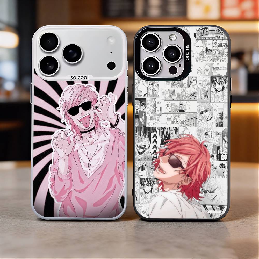 A-Ayato Y-Yuri Y-Yarichin Club Phone Case For iPhone 17,16,15,14,13,12,11 Plus,Pro Max,Colored Silver Phone Case
