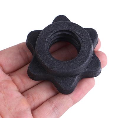 Dumbbell Hex Nut Dumbbell Rod Nut Spinlock Collars For Barbells Bars Training