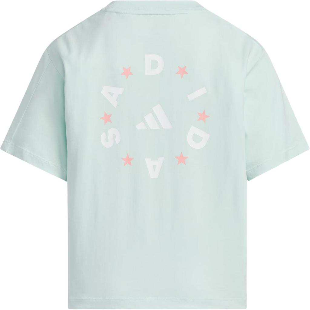 Adidas T Shirt Symbol Green Children Aged 3 7 Years Old JL7543