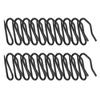 20Pcs Metal Curtain Hooks Rustproof Shower Rings Clip Heavy Duty Stainless Steel Drapery Hangers for Home Decoration